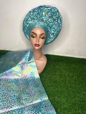 Multi color  Sego Auto Gele