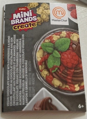 NEW ZURU Mini Brands Create MASTERCHEF series 1 VEGAN CHOCOLATE MOUSSE & MINT