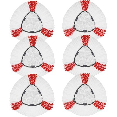 6 Stück Mikrofaser Mopköpfe 2-in-1 Dreiecksform kompatibel Vileda