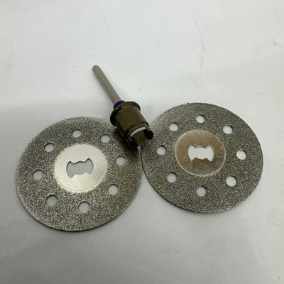Genuine Dremel EZ Lock DIAMOND 1 1/2'' CUTTING WHEELS EZ545 and Mandrel
