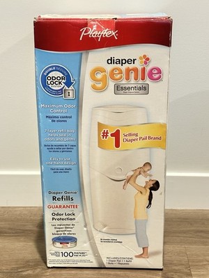 Playtex Diaper Genie Complete Pail White for sale online