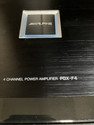 ALPINE PDX-F4 Digital Power Amplifier Black Good GP | eBay