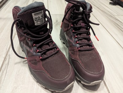 Jack Wolfskin Downhill Texapore Women's Hiking Boots Water Resist Ankle Support