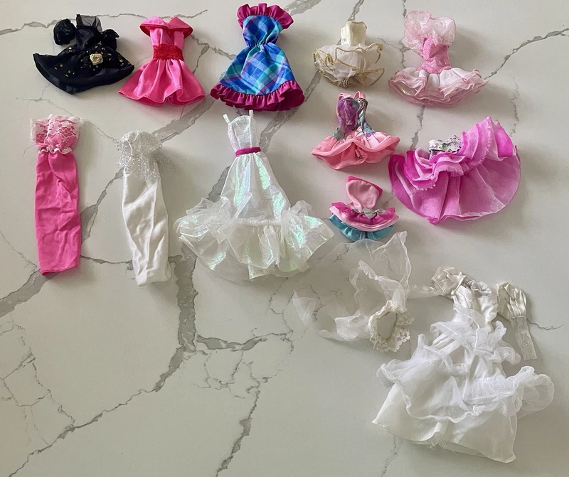  vintage barbie crystal dress mini dresses ball gowns wedding 80’s 90’s 