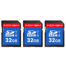 32GB SD Card (3 Pack), C10 SDHC UHS-I Memory Cards U1 Class 10 High-Speed Ful...