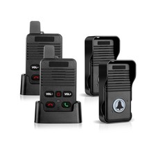 Wireless Doorbell, Hands Intercom Doorbells 1000ft Range, Full Duplex Way Com...