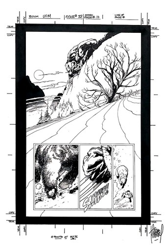 ULTIMATE X MEN # 33 P10 ADAM KUBERT DANNY MIKI WOLVERINE ORIGINAL COMIC ART PAGE