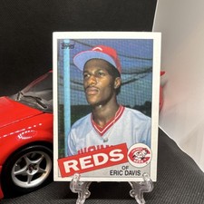 Topps 1985 Rookie Eric Davis #627 Cincinnati Reds MLB Baseball Card Base Set. rookie card picture
