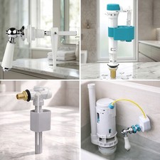 Bathroom Accessories & Cistern Parts – Pan Fixing Kits, Valves & Push Button