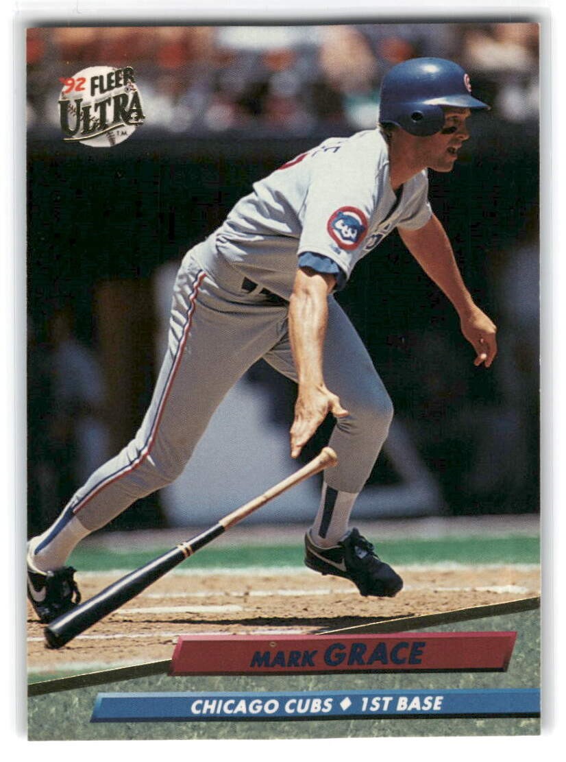 Mark Grace 1992 Ultra Baseball #175 Chicago Cubs