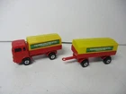 Matchbox Lesney Superfast Two Pack TP-1 Mercedes Truck & Trailer- red, loose