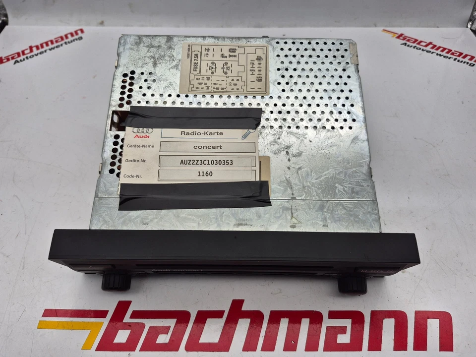 Autoradio Audi Concert A6 4B  A4 B5 4B0035186Q mit Radio Code - Bild 3 von 4