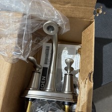 Moen Ellicott Spot resist brushed nickel high arc bathroom faucet 84092SRN