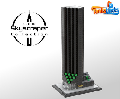 MOC-211277 Trump Tower 1:800 Scale Building blocks Set Model Gift Set 974 pcs