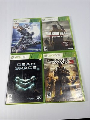 Xbox 360 Game Lot of 4 (TESTED AND WORKING) GOOD CONDITION-DEAD SPACE-GEARS3+2