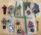 Vintage 1980s - Action Figure Lot Of 9 GI Joe 3.75 ARAH And Accessories