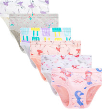 Little Girls Soft 100 Cotton Underwear Toddler Panties Big Kids Undies