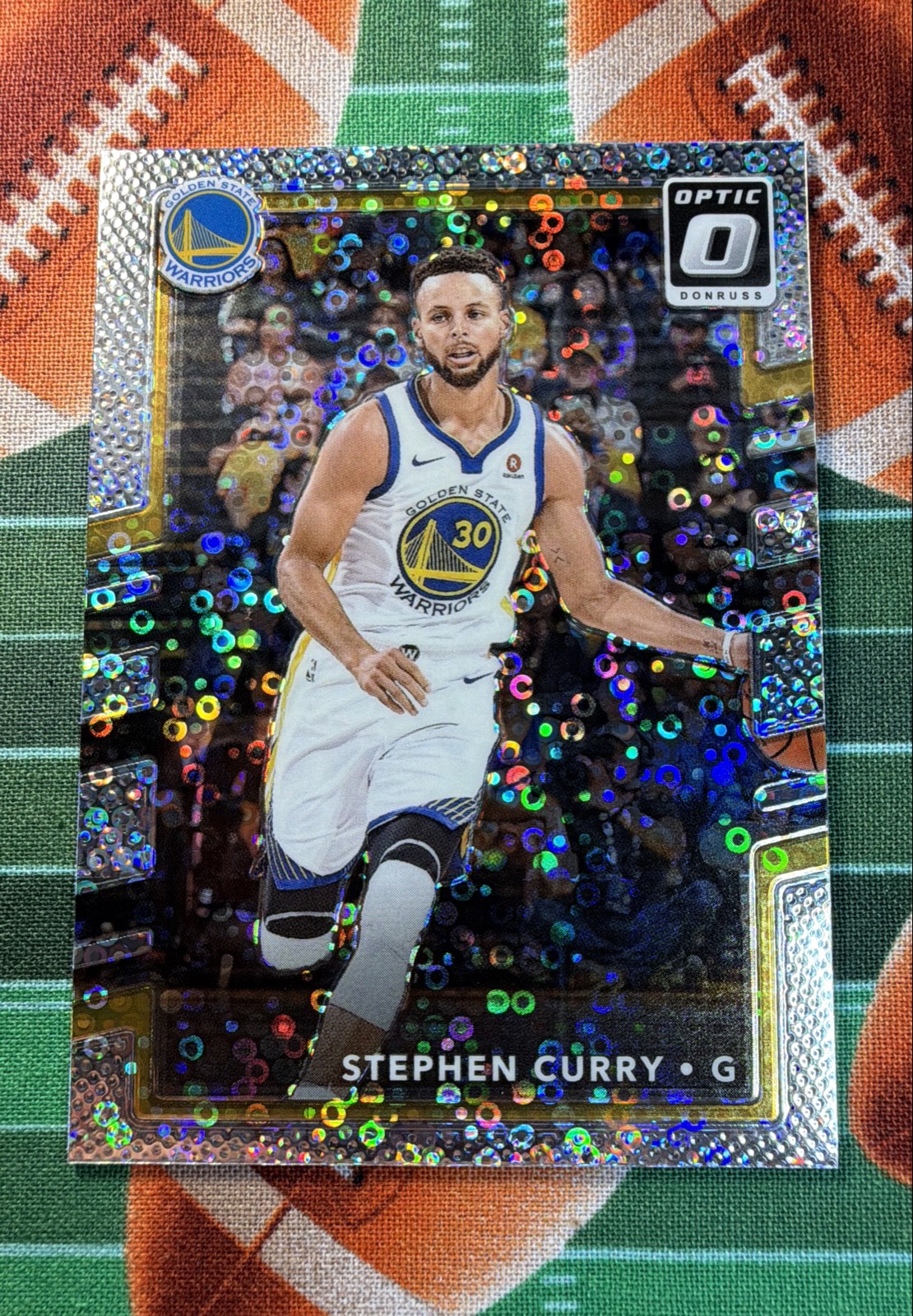 2017-18 Panini Donruss Optic - Stephen Curry #46 Fast Break Holo Prizm