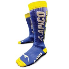 APICO PODIUM SOCKS SIZE LARGE  TRIALS MOTOX ENDURO  TRAIL RIDING TEAM EDITION