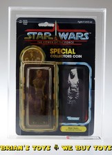 Vintage Kenner Star Wars POTF 92 Back Han Solo (In Carbonite) Action Figure A...