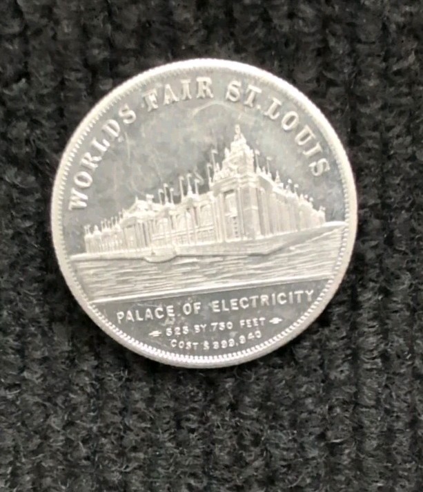 Vintage Token, Palace Of Electricity, 1904 St. Louis World's Fair HK-319
