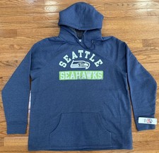 NEW Seattle Seahawks Football NFL Team Pullover Hoodie Sweatshirt Men's 2XL