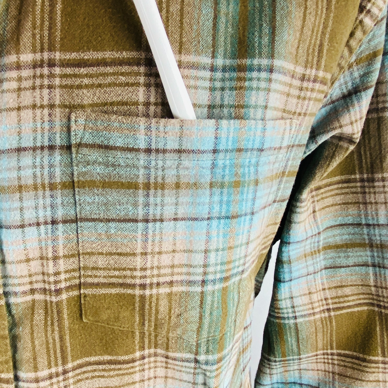 Pendleton Mens Shadow Plaid Flannel Button Down S… - image 4