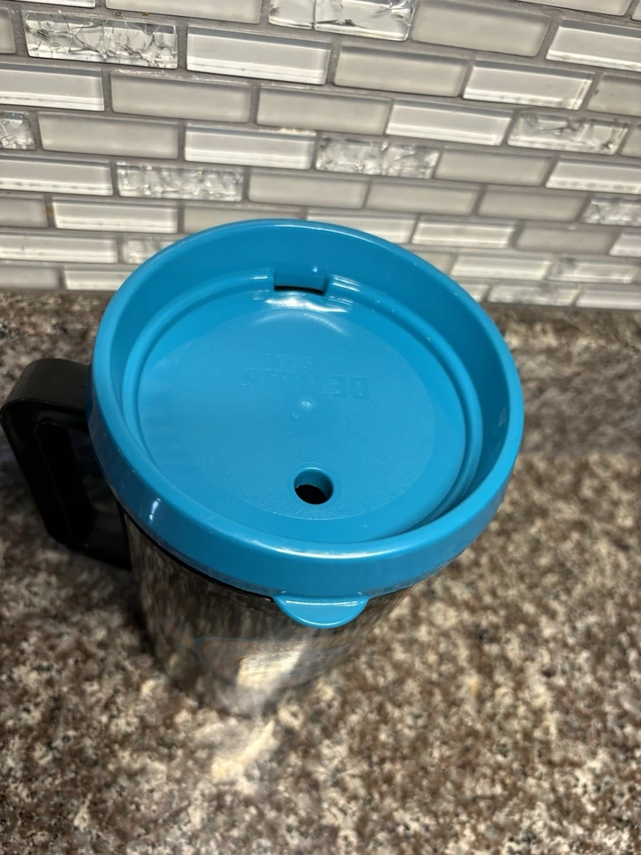 Taza aislante de plástico vintage años 90 Betras CONOCO Gasolinera 34oz EE. UU. IDO A PESCAR Foto 4 de 4