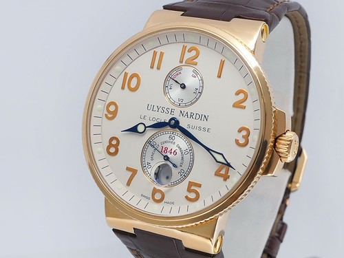 Ulysse Nardin Marine Chronometer 1846 266-66 18k Rose Gold 41mm $21,400 - Picture 3 of 15
