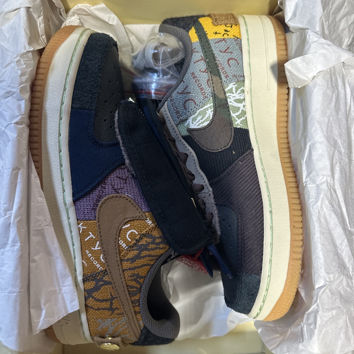 Size Men's 5 - Wmns 6.5 Nike Air Force 1 Low x Travis Scott Cactus Jack  193154434224| eBay