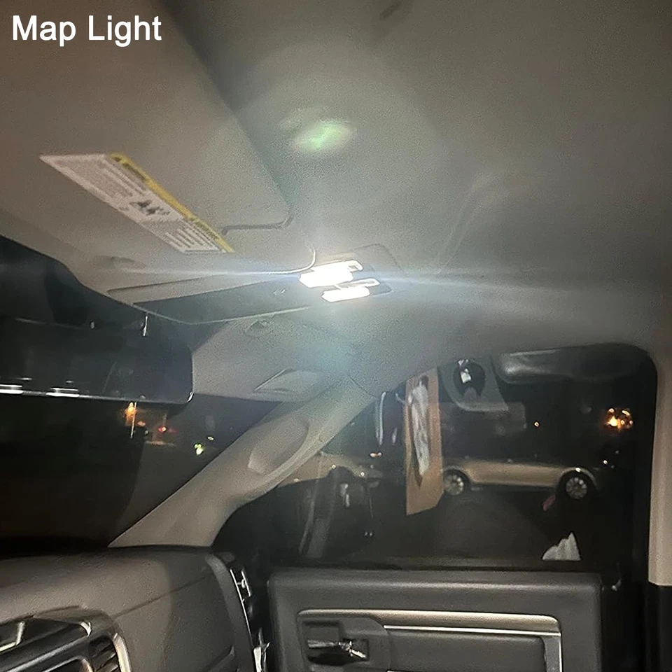 LED Light Bulbs White Interior Package Kit for MK3 2012-2019 Seat Leon SE SC FR - Image 4 of 4
