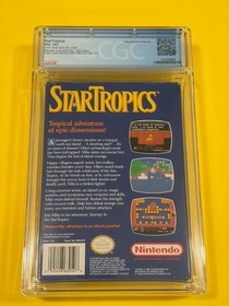 StarTropics (CGC: 9.2 w/ 9.9 Cart!!! and 100% CIB) Nintendo NES not PSA WATA VGA