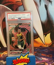 🔥Prizm Monopoly WNBA Insert-Red Millionaire Shim. Serial /100 Jewell Loyd Psa 9