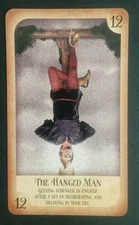 Hinkler Secrets of the Tarot Card 12 The Hanged Man 4.75" X 2.75"