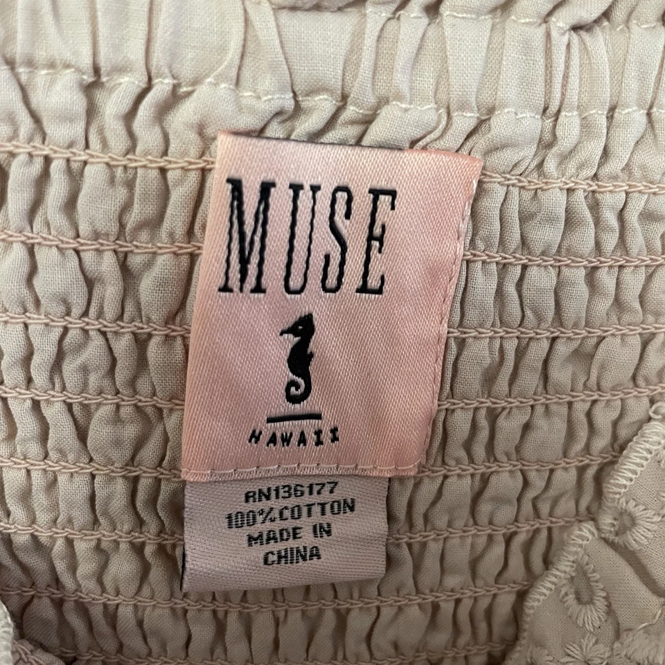 Maxi Vestido Muse Ojales En Niveles Corpiño Calado Playa Boho Rosa Forrado Talla M B11 Foto 3 de 4