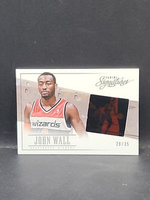 2013-14 PANINI SIGNATURES INSERT JOHN WALL #31/35 NO. 26
