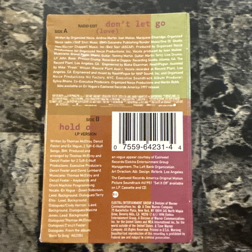 En Vogue Don't Let Go Love Cassette Tape Single, 1996) From Set It Off Movie - Image 2 of 3