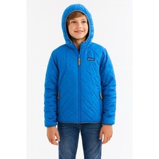 L.L. Bean Mountain Bound Reversible Jacket Kids L 14-16 Blue Insulated Fleece