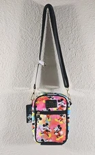 Disney Mickey Mouse Crossbody Tie Dye Bag Pink Blue NEW From Bioworld