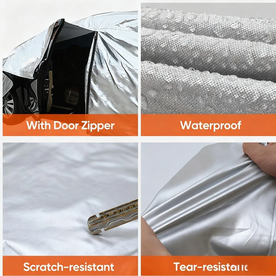 For Kia Optima Full Car Cover Outdoor Dust Sun Snow All Weather Protection - Изображение 3 из 4