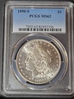 1890-S Morgan Dollar PCGS MS-62 — photo 1