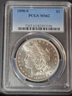 1890-S Morgan Dollar PCGS MS-62