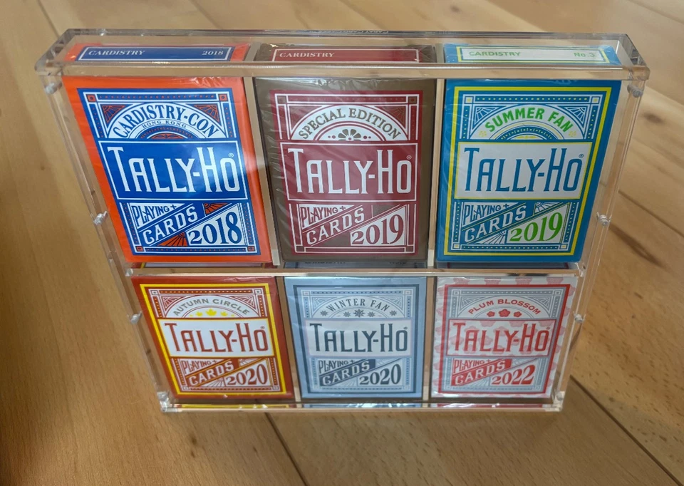 36 Cardistry Tally-Ho Playing Cards Poker Decks Super Rare Limited MetalLuxe Case - Image 2 of 4