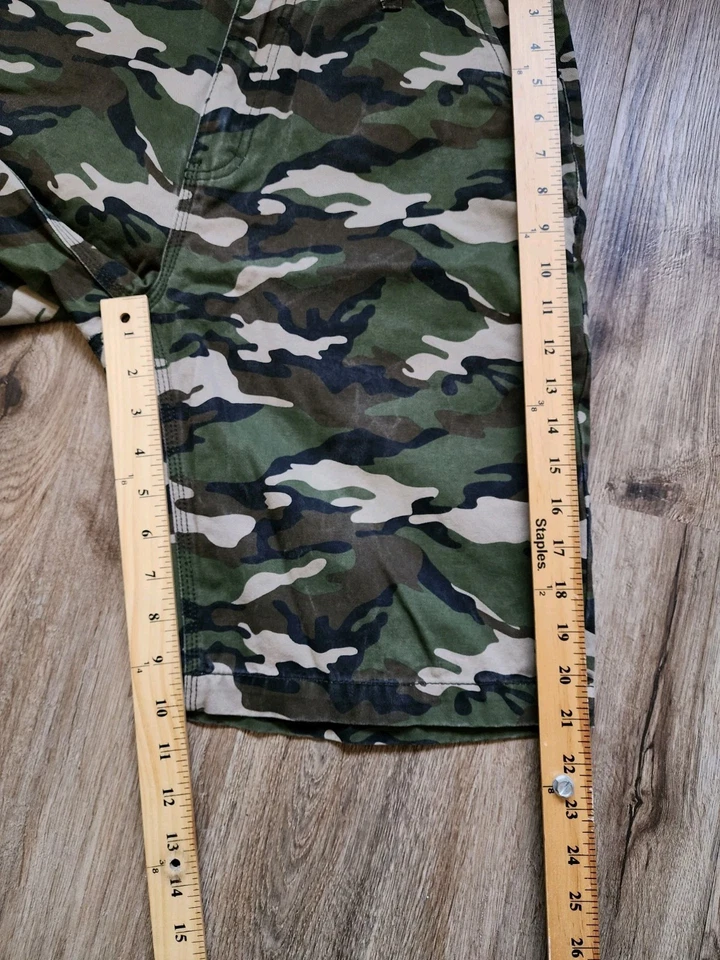 DGK Dirty Ghetto Niños Verde Camuflaje Pantalones Cortos Hombre Talla 32 Patinador Streetwear Y2K Foto 3 de 4