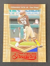 Fernando Tatis Jr. 2021 CHRONICLES TIMELESS TREASURES RED #ed 48/100