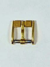 Ladies Genuine Piaget Polo 18K Solid Yellow Gold Watch Band Buckle 10mm