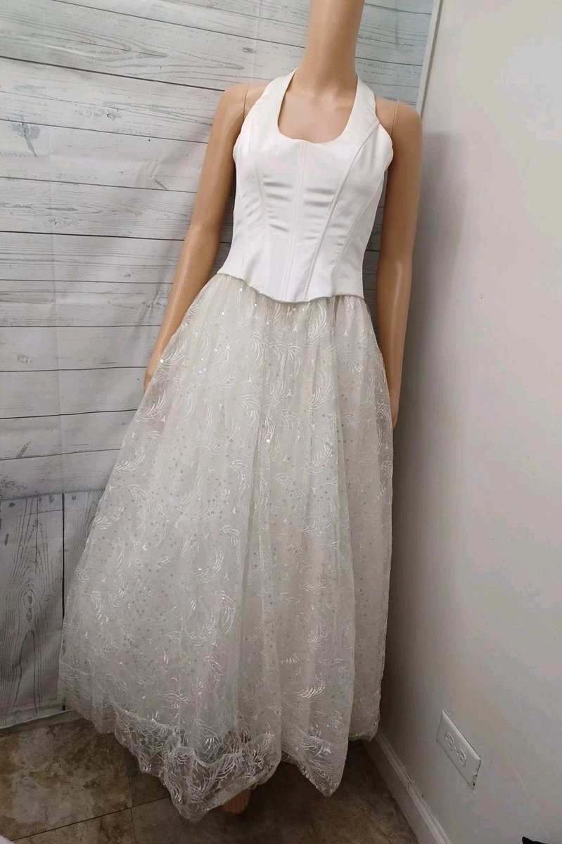 sachin and babi light blue dress Vintage Jessica McClintock Dress – Holy Thrift main image 1