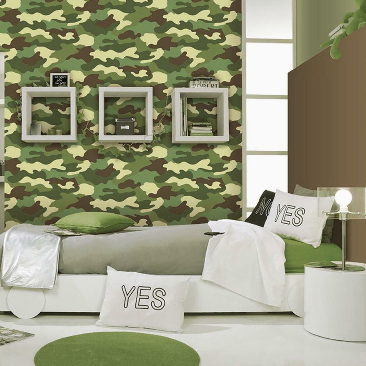 Camo Bedroom Wallpaper
