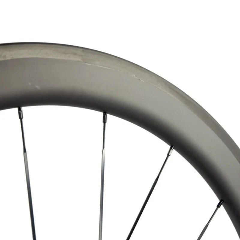 700C Carbon Fiber Clincher Tubeless Bicycle Wheels 25x55mm Road Cycling Wheelset - Image 4 of 4