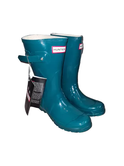 Short gloss deals hunter wellies